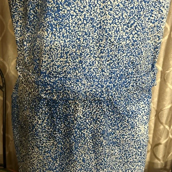 Keno Paris Blue and White Women's mini Dress
